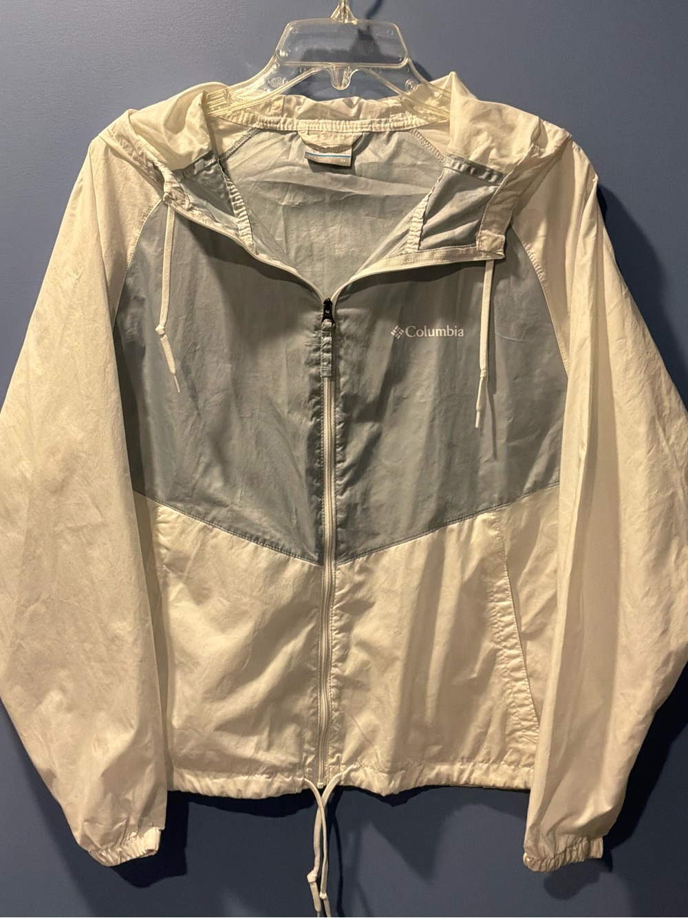 Columbia Two-Tone Hooded Windbreaker